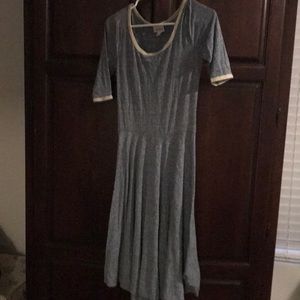 Lularoe heather grey Nicole dress